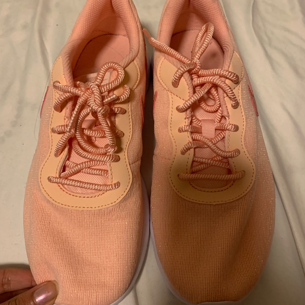 Nike Pink/shimmer size 7 never worn